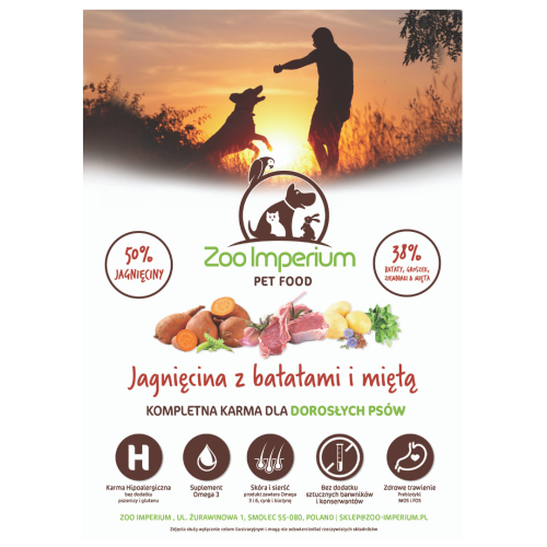 Zoo-Imperium - Jagnięcina z batatami i miętą 6 kg - karma grain free dla psa_2