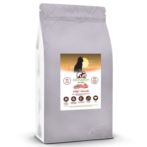 Zoo-Imperium - indyk i kurczak 1,5 kg - sucha karma grain free dla kociąt