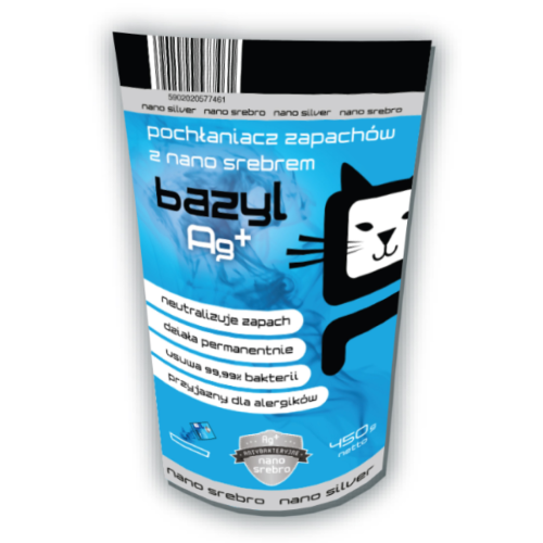 BAZYL Ag+ pochłaniacz zapachów 450g