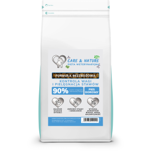 Care and Nature Dieta Weterynaryjna dla psa Kontrola wagi pielęgnacja stawów 10 kg.