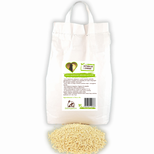 Żwirek kukurydziany zbrylający dla kotów 25 L.