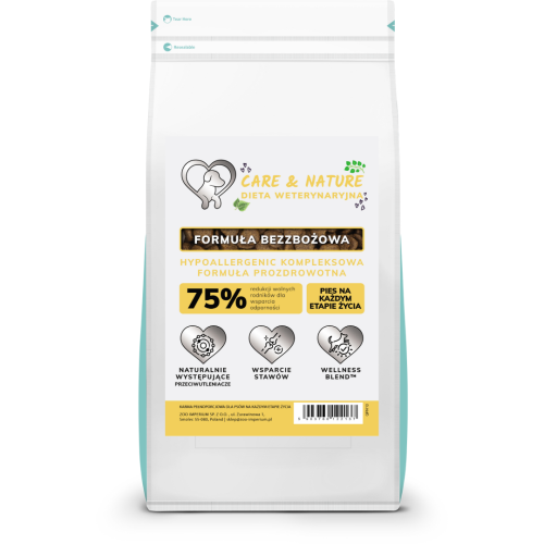 Care and Nature Dieta Weterynaryjna Hypoallergenic Formuła Prozdrowotna 10 kg