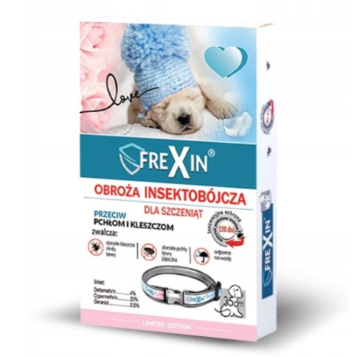 Frexin obroża insektobójcza przeciw pchłom i kleszczom 35 cm dla szczeniąt
