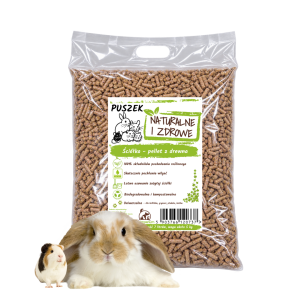 Naturalne i Zdrowe ściółka PUSZEK - pellet z drewna 7 l.
