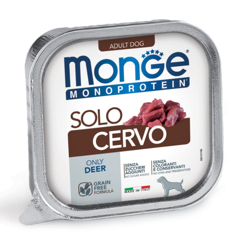 Monge Monoprotein Dog Solo Jeleń 150 g – mokra karma dla psa