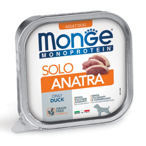Monge Monoprotein Dog Solo Kaczka 150 g – mokra karma dla psa