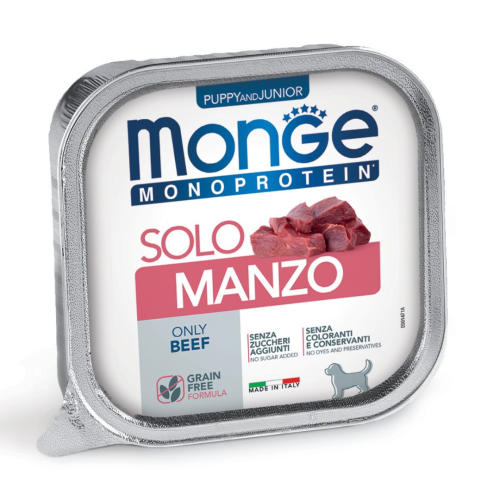 Monge Monoprotein Puppy Solo Wołowina 150 g – mokra karma dla szczeniąt