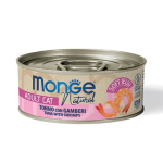 MONGE KOT JELLY puszka TUŃCZYK Z KREWETKAMI 80g