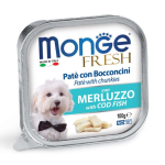 MONGE PIES FRESH tacka PASZTET Z DORSZEM 100g
