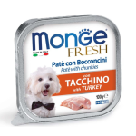 MONGE PIES FRESH tacka PASZTET Z INDYKIEM 100g