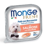 MONGE PIES FRESH tacka PASZTET Z ŁOSOSIEM 100g