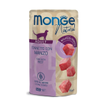 Monge Natural - tuńczyk z wołowiną - saszetka dla kota 80 g.