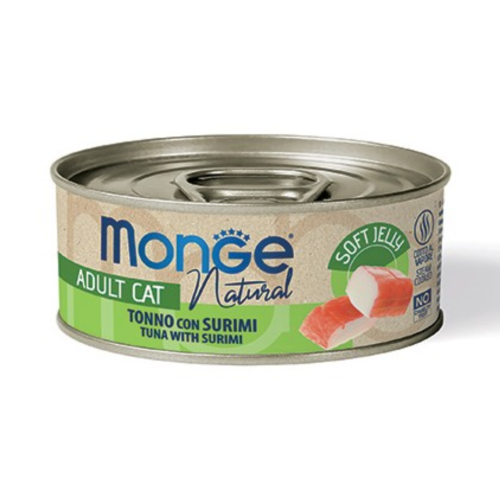 MONGE KOT JELLY puszka TUŃCZYK Z SURIMI 80g