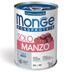 Monge Monoprotein Puppy Solo Wołowina 400 g – mokra karma dla szczeniąt
