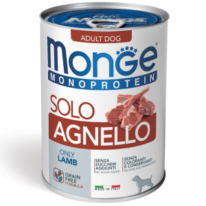 Monge Monoprotein Dog Solo Jagnięcina 400 g – mokra karma dla psa